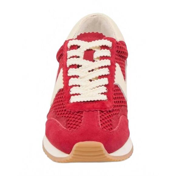 NEW DOLCE VITA women\'s b. ntcd mesh sneaker in crimson main image 2